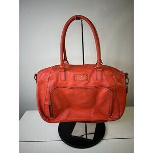 Kate Spade Baxter St. Marion Satchel/Shoulder bag pebbled leather orange